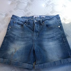 Blue Denim Shorts